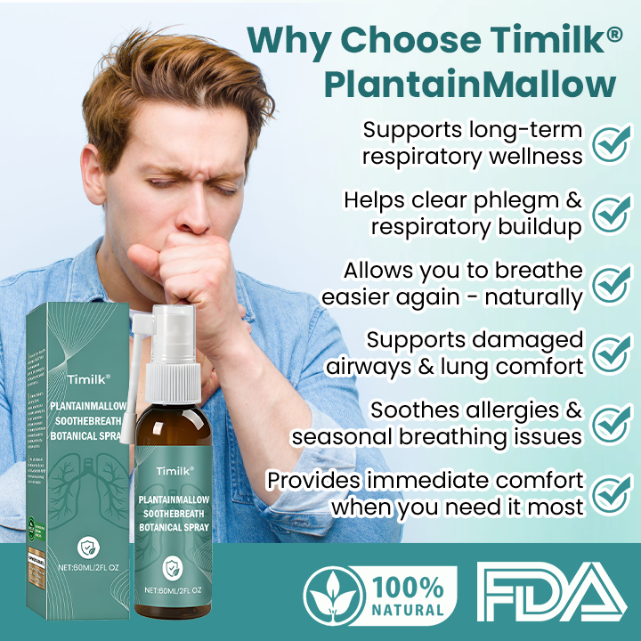 Timilk® PlantainMallow SootheBreath Botanical Spray