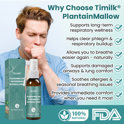 Timilk® PlantainMallow SootheBreath Botanical Spray