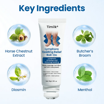 Timilk® Lymphora Swelling Relief Roll-On.