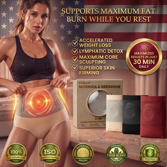 Paiduis® Moringa & Berberine 4-In-1 Micro-Particle Sculpting Shorts