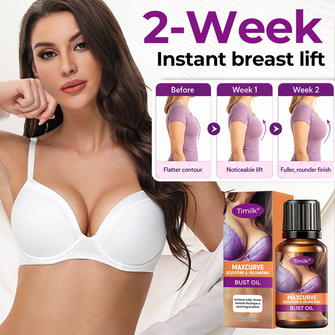 (NEW)Timilk® MaxCurve Sculpting & Volumizing Bust Oil 🌸 — Say Goodbye to Sagging & Flat Busts 💖, Get Fuller, Firmer Curves 📈, Non-Surgical ✅, Try It Now! 🔥