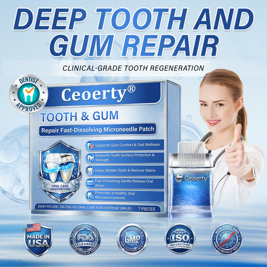 Ceoerty® Tooth & Gum Care Fast-Dissolving Microneedle Patch