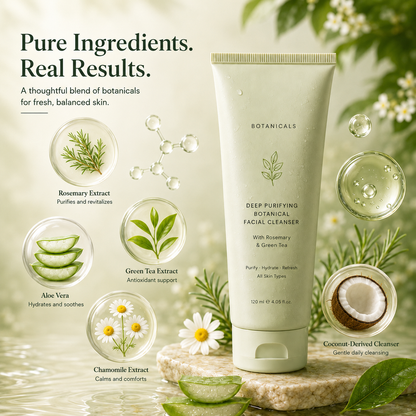 Deep Purifying Botanical Facial Cleanser